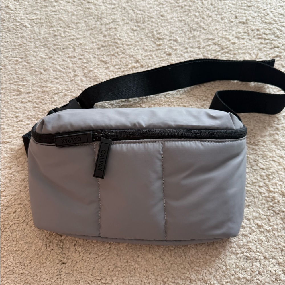 Calpak Light Gray Belt Bag